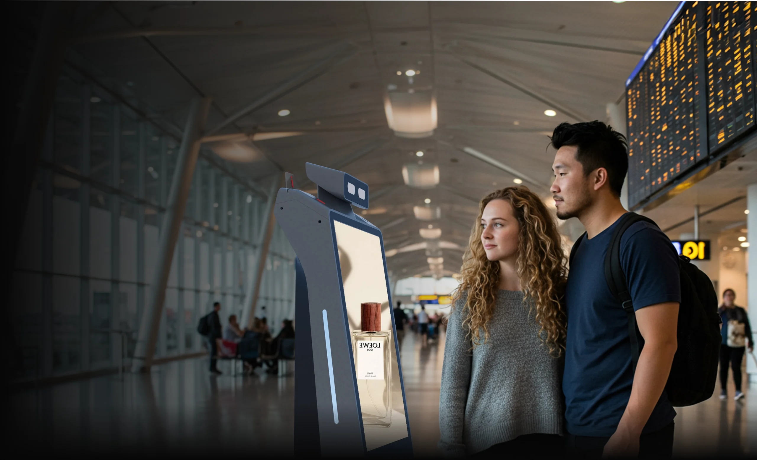 Advertising Robot for Airport