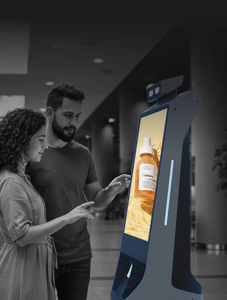 interactive digital screens of odigo