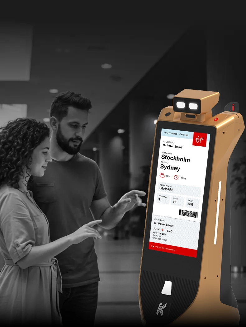 interactive digital screens of odigo